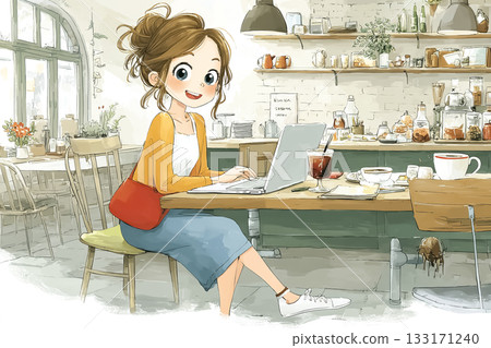 Miyu系列:咖啡館裡的AI藝術創作 Miyu系列:咖啡館裡的AI藝術創作 133171240