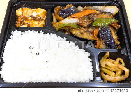 美味的麻婆茄子便當 美味的麻婆茄子便當 133171690