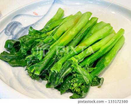 Chinese home cooking: Boiled kailan 133172380