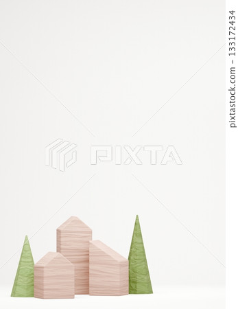 3D圖像_積木屋 133172434