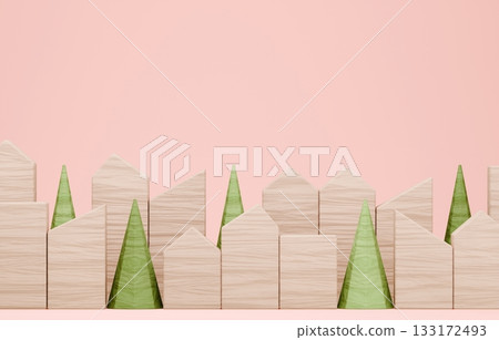 3D圖像_積木屋 133172493