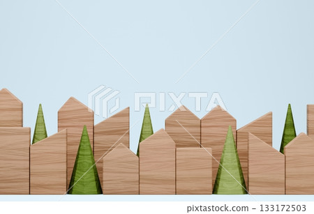 3D圖像_積木屋 133172503