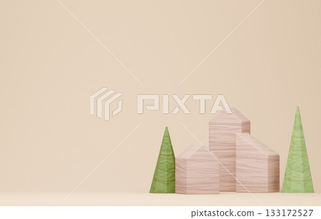 3D圖像_積木屋 133172527