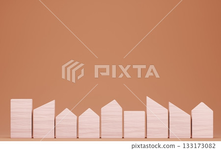 3D image_Building block house 133173082