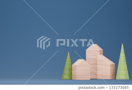 3D圖像_積木屋 3D圖像_積木屋 133173085