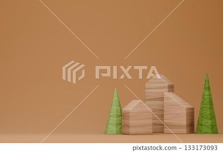 3D圖像_積木屋 133173093