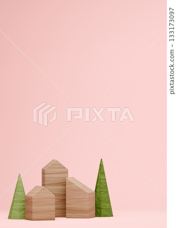 3D圖像_積木屋 133173097