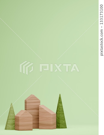 3D圖像_積木屋 3D圖像_積木屋 133173100