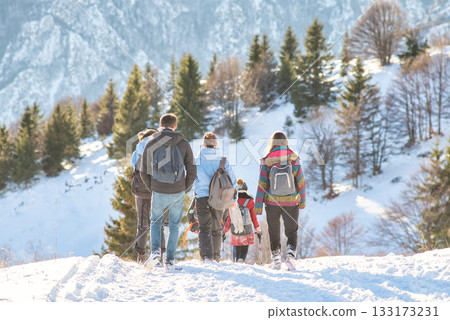 High school snow trip 133173231