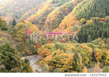 信州松川溪谷高井橋 133173412