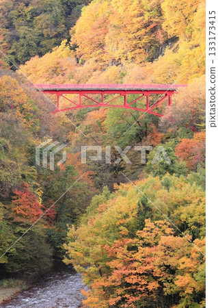 信州松川溪谷高井橋 133173415