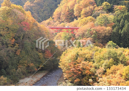 信州松川溪谷高井橋 133173434