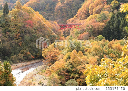 信州松川溪谷高井橋 133173450