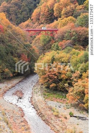 信州松川溪谷高井橋 133173457