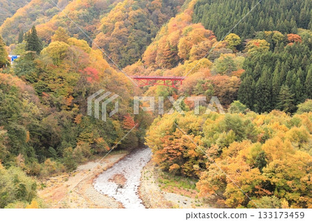 Shinshu Matsukawa Valley Takai Bridge Shinshu Matsukawa Valley Takai Bridge 133173459