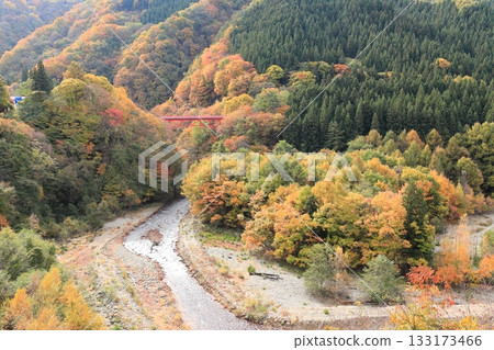 信州松川溪谷高井橋 133173466
