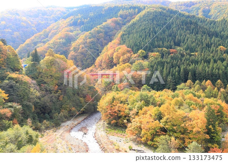 Shinshu Matsukawa Valley Takai Bridge Shinshu Matsukawa Valley Takai Bridge 133173475