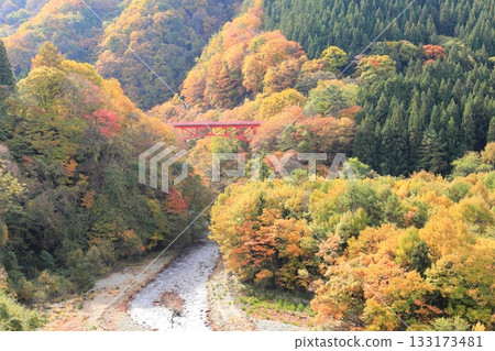 Shinshu Matsukawa Valley Takai Bridge Shinshu Matsukawa Valley Takai Bridge 133173481