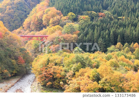 Shinshu Matsukawa Valley Takai Bridge Shinshu Matsukawa Valley Takai Bridge 133173486