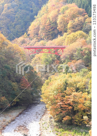 信州松川溪谷高井橋 133173498
