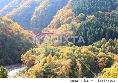Shinshu Matsukawa Valley Takai Bridge Shinshu Matsukawa Valley Takai Bridge 133173503