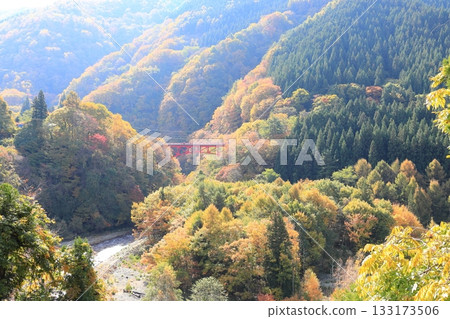 信州松川溪谷高井橋 133173506