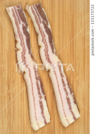 Vertical Bacon Strips 133173722