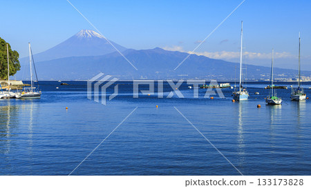 Mount Fuji as seen from Nishiizu Mount Fuji as seen from Nishiizu 133173828