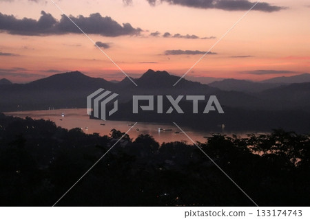 Sunset at Phousi Hill 133174743