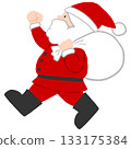 Santa Claus walking 133175384