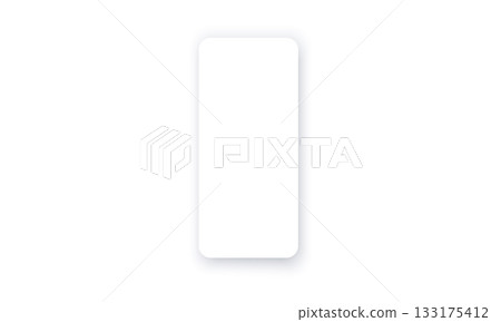 Smartphone with blank screen Smartphone with blank screen 133175412