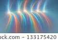 棱鏡瀑布背景，呈現連續的彩虹光弧 133175420