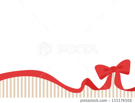 絲帶裝飾框、背景、條紋圖案 133176508