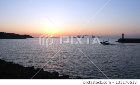 Tomonoura Port at dawn Tomonoura Port at dawn 133176618