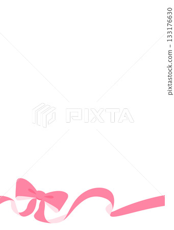 Ribbon decoration frame, background, portrait orientation Ribbon decoration frame, background, portrait orientation 133176630