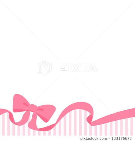緞帶裝飾邊框、背景、條紋圖案、方形尺寸 133176673