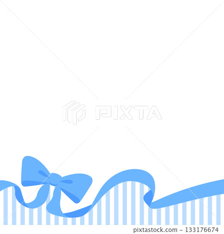 緞帶裝飾邊框、背景、條紋圖案、方形尺寸 133176674