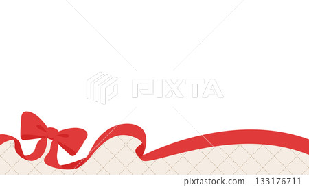 Ribbon decoration frame, background, diagonal grid pattern Ribbon decoration frame, background, diagonal grid pattern 133176711
