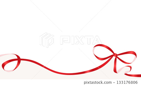 Ribbon decoration frame, background 133176806