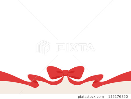 Ribbon decoration frame, background 133176830