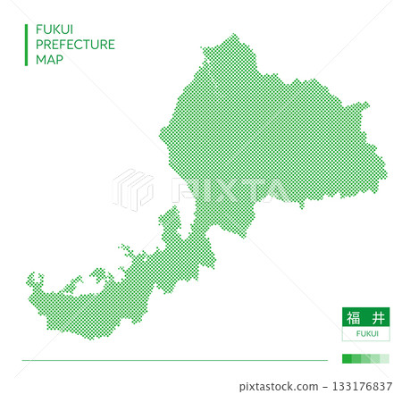 福井縣地圖 - 福井(點) 福井縣地圖 - 福井(點) 133176837
