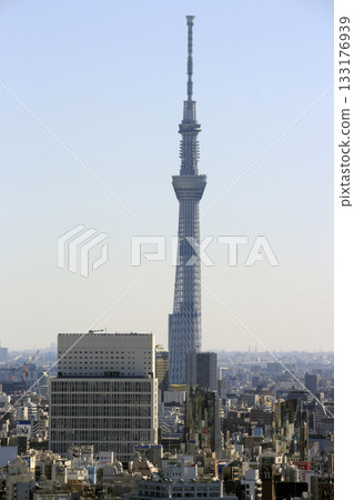 從文京區看到的東京晴空塔 133176939