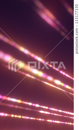 Abstract glowing pink and golden light streaks creating dynamic luminous motion Abstract glowing pink and golden light streaks creating dynamic luminous motion 133177150