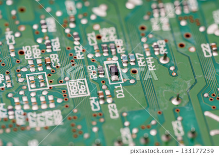electronic chip on the surface electronic chip on the surface 133177239