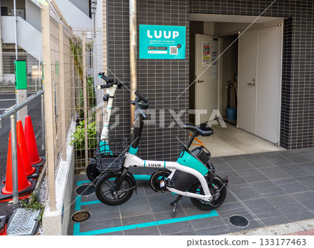 [LUUP] Sharing service for electric assist bicycles and electric kickboards that allows reservations and payments using smartphones 133177463