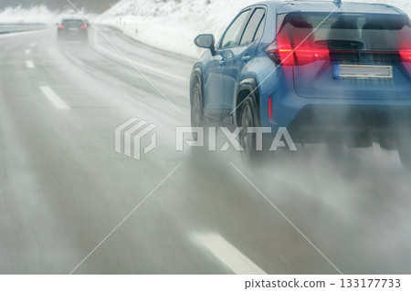 car on the road car on the road 133177733