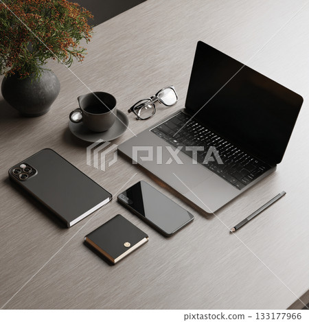 Workspace Laptop and Mobile Mockup 133177966