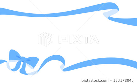 緞帶裝飾框 133178043