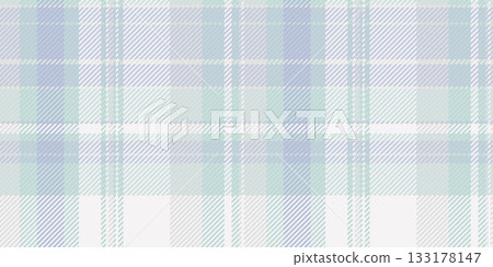 Sixties vector seamless tartan, official check background fabric. Curtain texture textile pattern plaid in light and white colors. 133178147