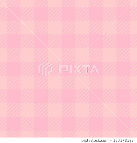 Living room plaid seamless tartan, korean fabric textile background. Silky vector check texture pattern in light and pink colors. 133178182